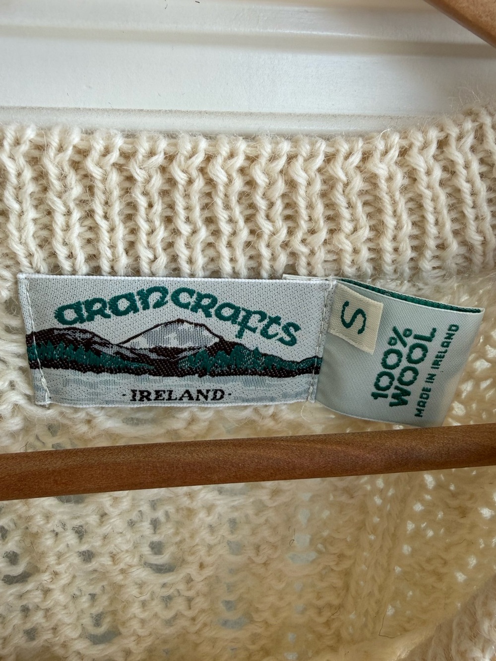 Aran Craft Ireland Wool Sweater - Picture 5 of 9